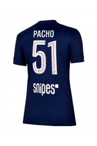 Fotbalové Dres Paris Saint-Germain Willian Pacho #51 Dámské Domácí Oblečení 2025-26 Krátký Rukáv